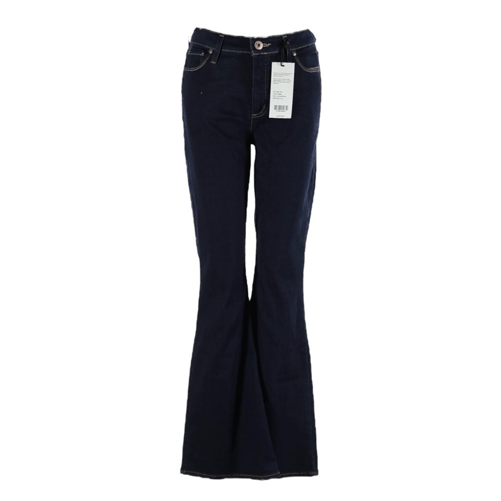 Silver Jeans Flare Size 30 NWT Blue Dark Wash High Rise Vintage Inspired Comfy